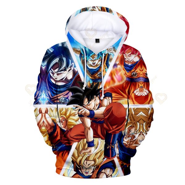 Dragon Ball Z Hoodie Son Goku SSB Kapuzenpullover