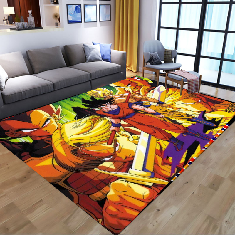 Dragon Ball Tapis Goku Trunks de Chambre Enfant