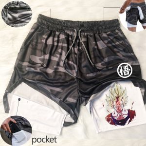 Dragon Ball Sportshorts Son Goku Grau Sporthosen