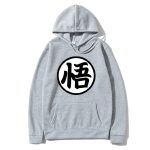 Dragon Ball Kapuzenpullover Goku Hellgrau Hoodie