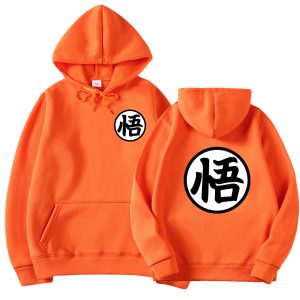 Dragon Ball Hoodie Goku Orange Kapuzenpullover