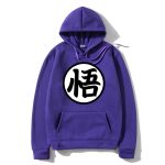 Dragon Ball Kapuzenpullover Goku Lila Hoodie