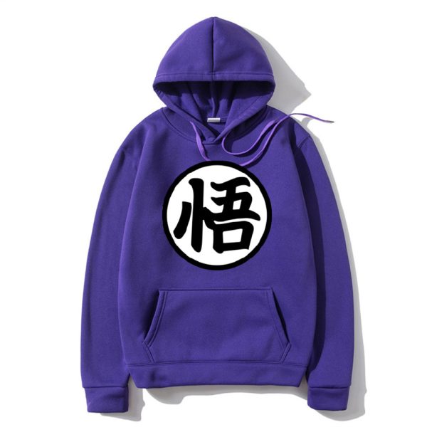 Dragon Ball Kapuzenpullover Goku Lila Hoodie