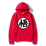 Dragon Ball Kapuzenpullover Goku Rot Hoodie