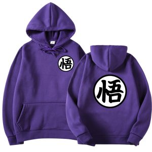 Dragon Ball Hoodie Goku Lila Kapuzenpullover