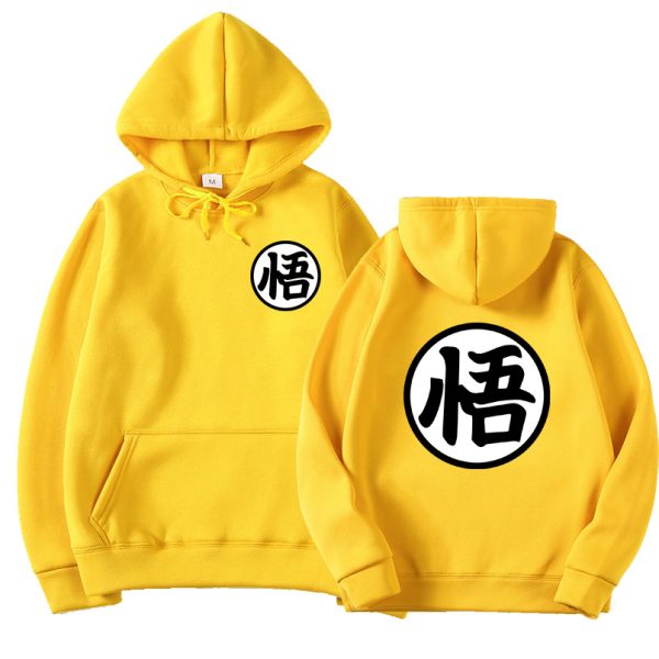 Dragon Ball Hoodie Goku Gelb Kapuzenpullover