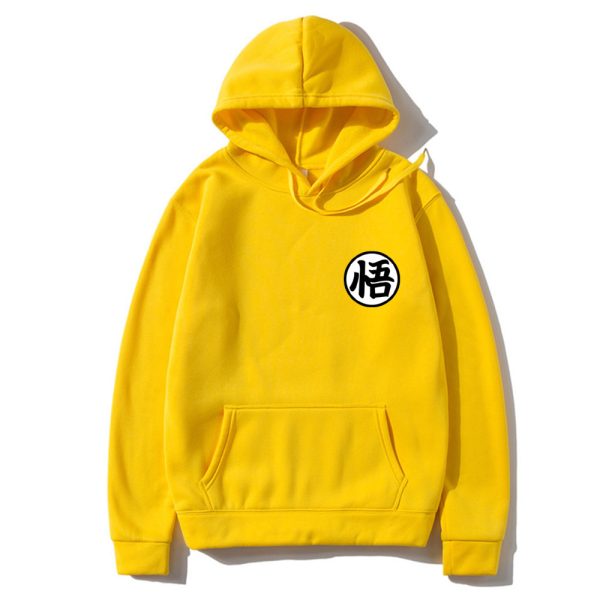 Dragon Ball Hoodie Goku Gelb Kapuzenpullover
