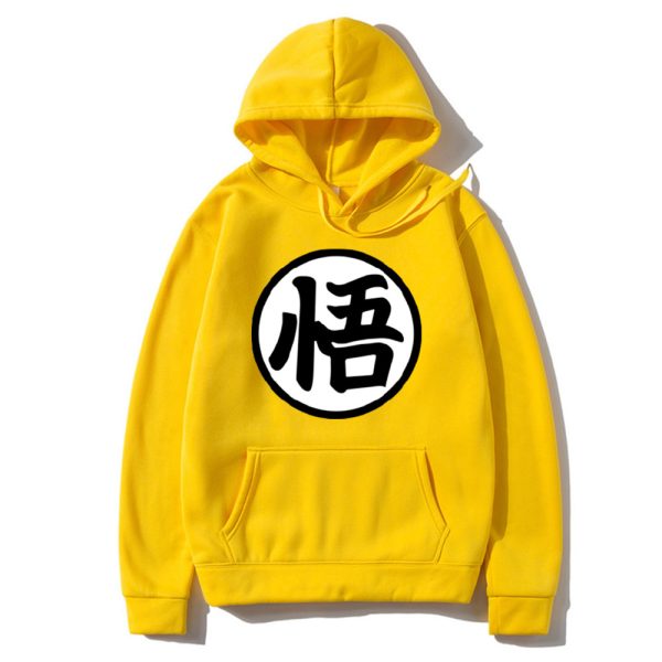 Dragon Ball Kapuzenpullover Goku Gelb Hoodie